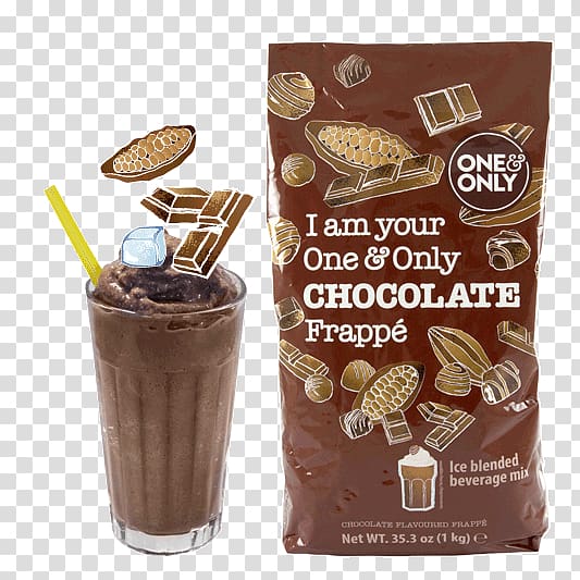 Chocolate Frappé coffee Milkshake, Chocolate frappe transparent background PNG clipart