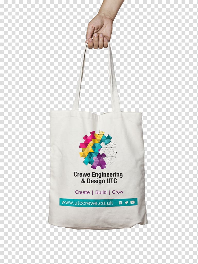 Tote bag Cotton Reusable shopping bag Canvas, bag transparent background PNG clipart