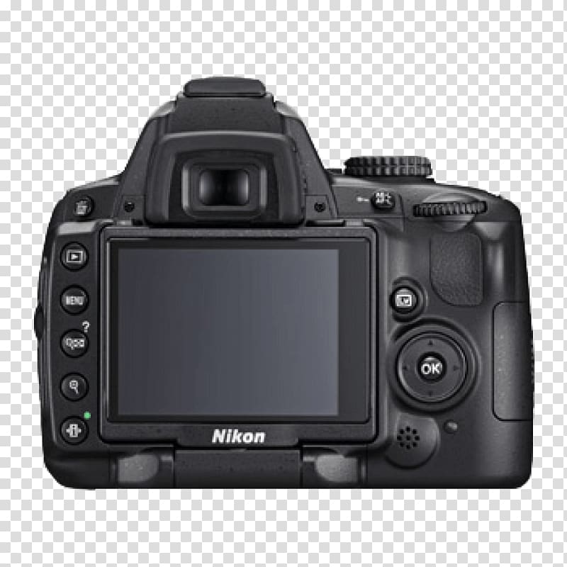Nikon D5000 Nikon D3200 Nikon D5200 Nikon D5100 Nikon D90, slr cameras transparent background PNG clipart