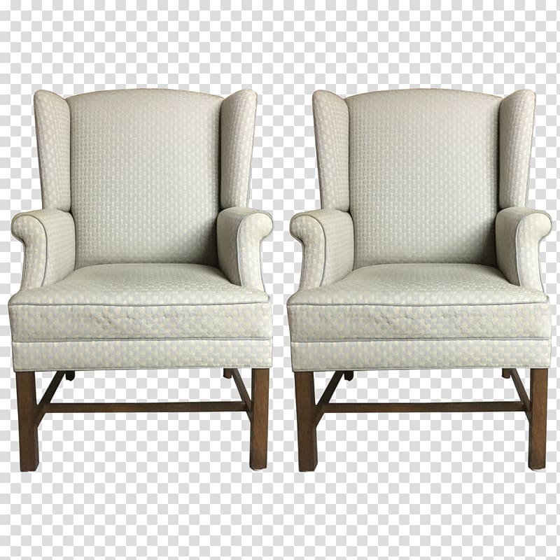 Club chair Loveseat Slipcover Couch, chair transparent background PNG clipart