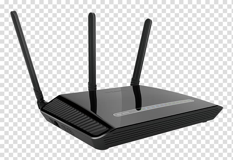 DSL modem Router D-Link DIR-880L Digital subscriber line, router transparent background PNG clipart