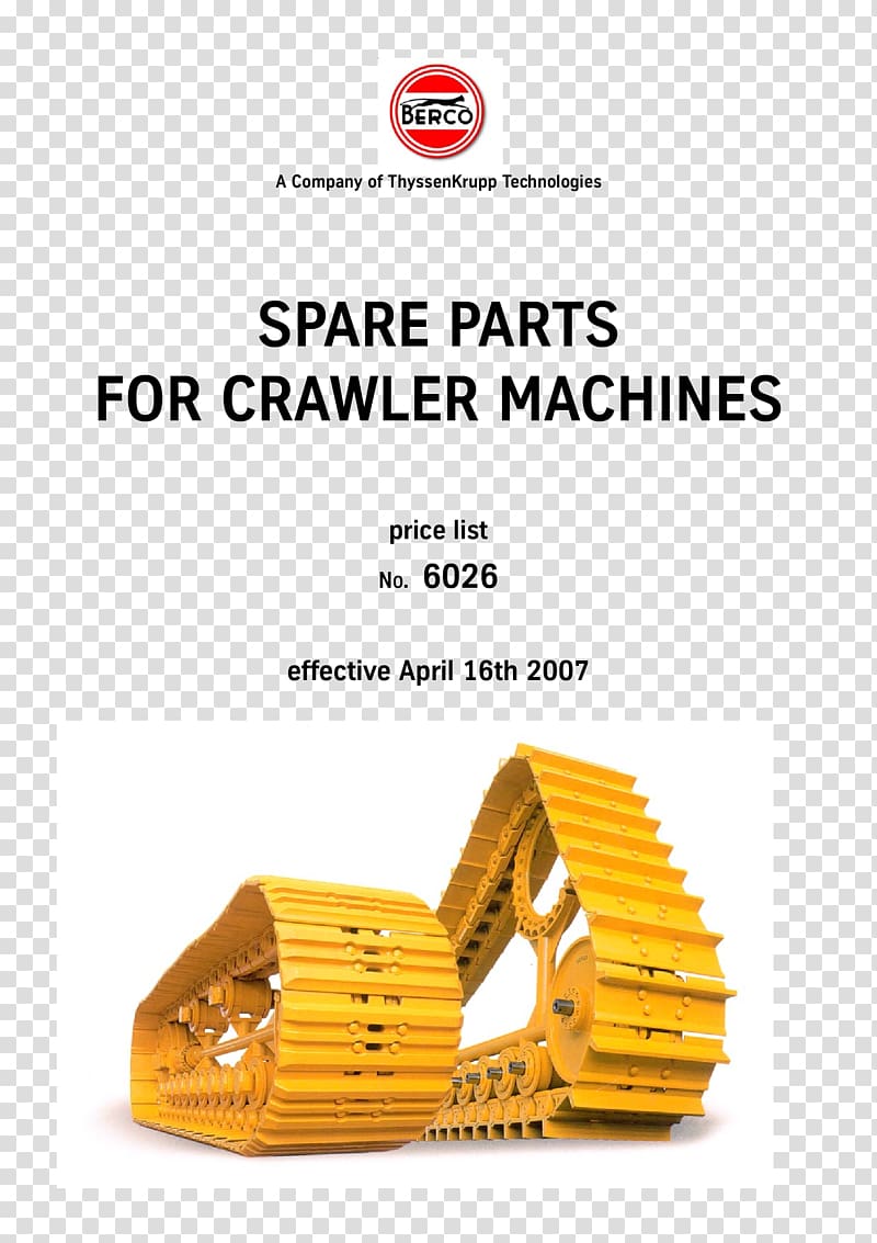 Caterpillar Inc. Excavator Bulldozer Heavy Machinery Spare part, spare parts transparent background PNG clipart