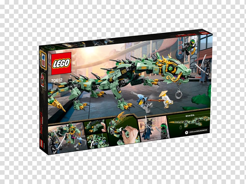 Lloyd Garmadon Lord Garmadon LEGO 70612 THE LEGO NINJAGO MOVIE Green Ninja Mech Dragon, Lego Ninjago Movie transparent background PNG clipart