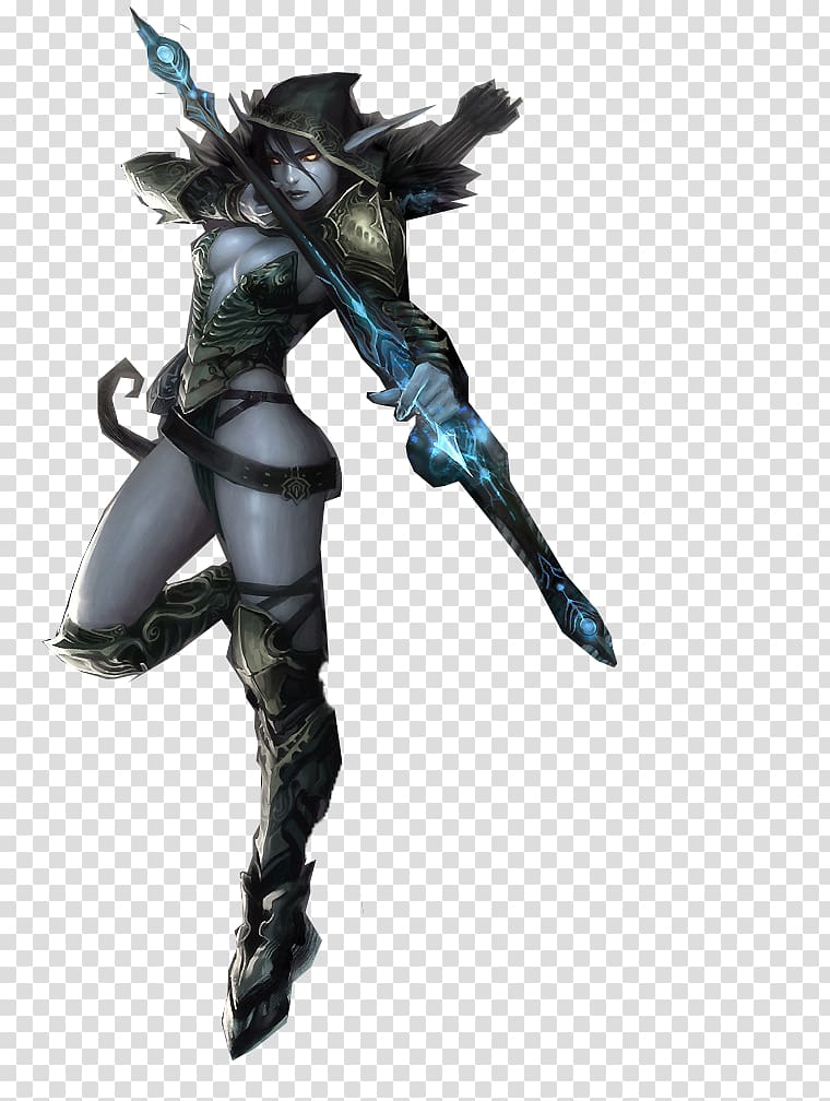 Draw Ranger , Dota 2 Defense of the Ancients Drow Garena Character, dungeons and dragons transparent background PNG clipart