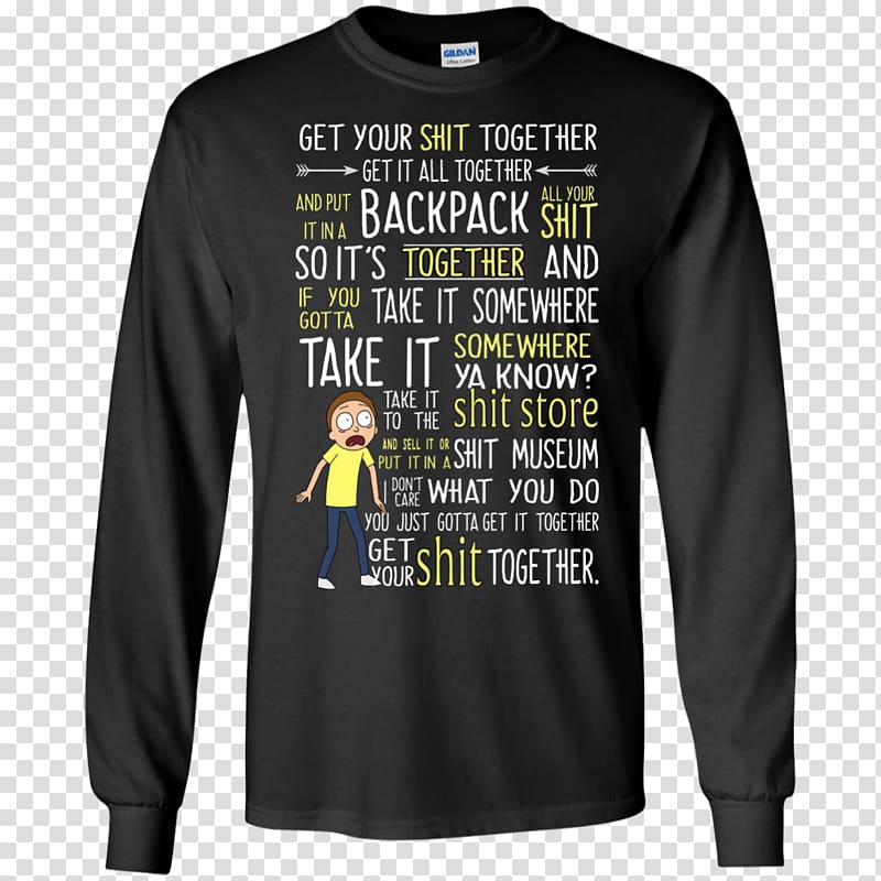 Long-sleeved T-shirt Hoodie Long-sleeved T-shirt, Get together transparent background PNG clipart