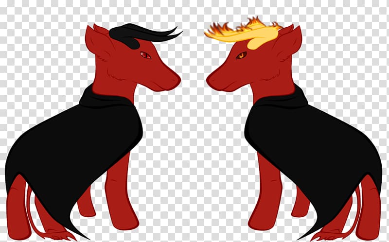 Deer Horse Illustration Cattle, The Last Unicorn Red Bull transparent background PNG clipart