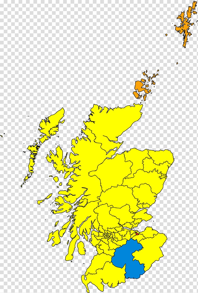 Scotland Scottish Parliament election, 2011 Electoral district Map, map transparent background PNG clipart