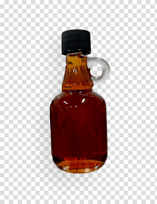 Glass bottle Maple syrup, syrup transparent background PNG clipart