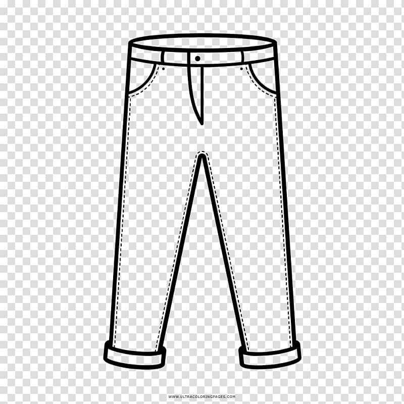 Dress Pants Drawing Jeans Colorare, dress transparent background PNG clipart