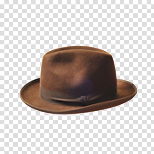 England Fedora Hat Cap, Brown England cap transparent background PNG clipart