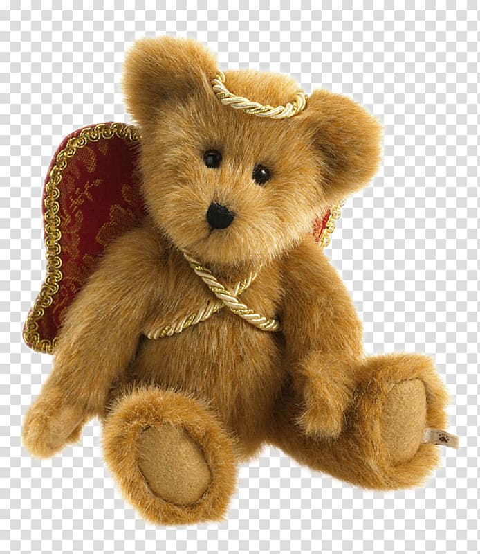 Teddy bear Brown bear Stuffed toy, Innocent Bear transparent background PNG clipart