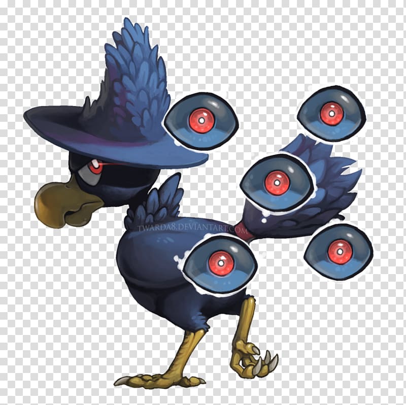 Pokémon Gold and Silver Pokémon X and Y Murkrow Bird, Sun Flo transparent background PNG clipart