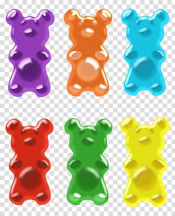 Gummy bear Gummi candy , bears transparent background PNG clipart