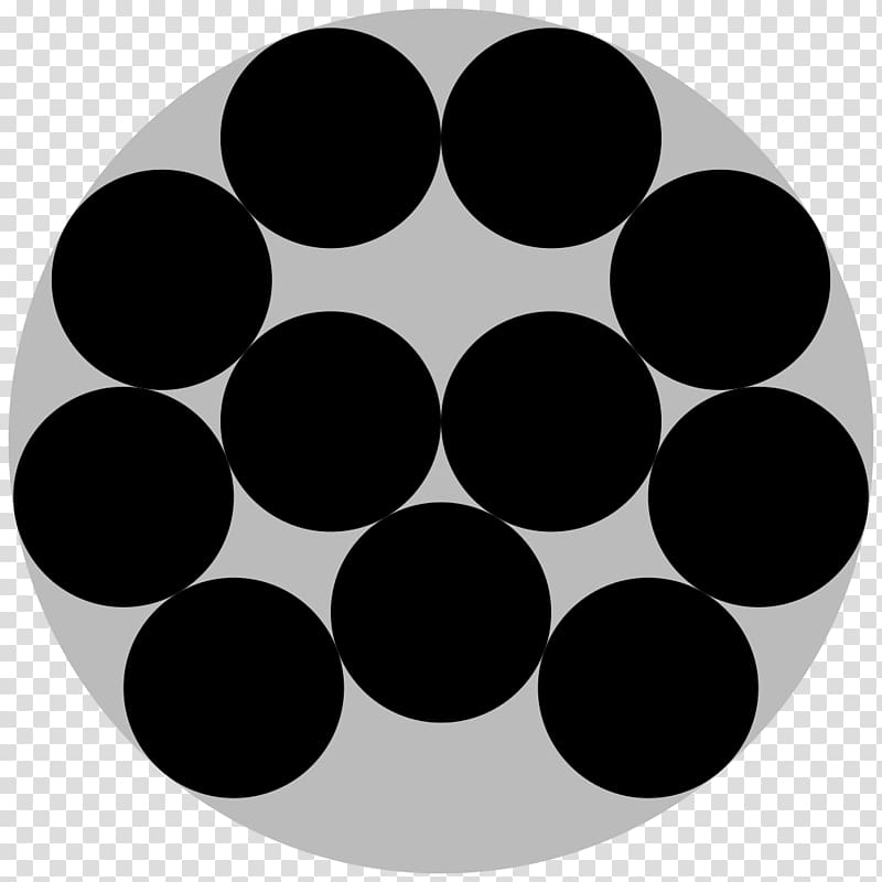 Circle packing in a circle Packing problems Disk, circle transparent background PNG clipart