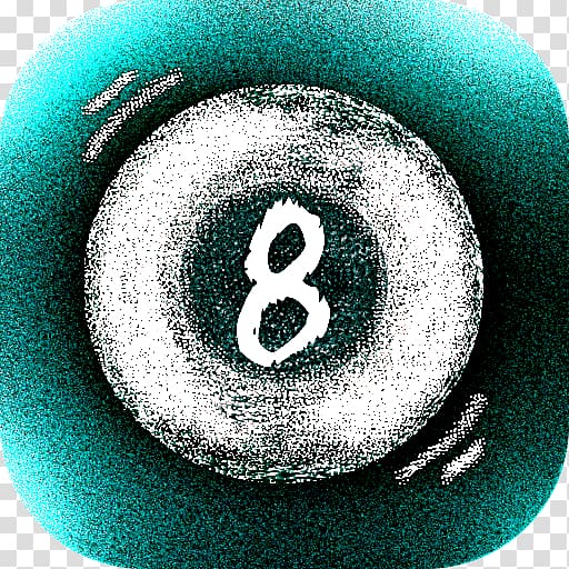Magic 8-Ball Eight-ball Turquoise Circle Font, circle transparent background PNG clipart