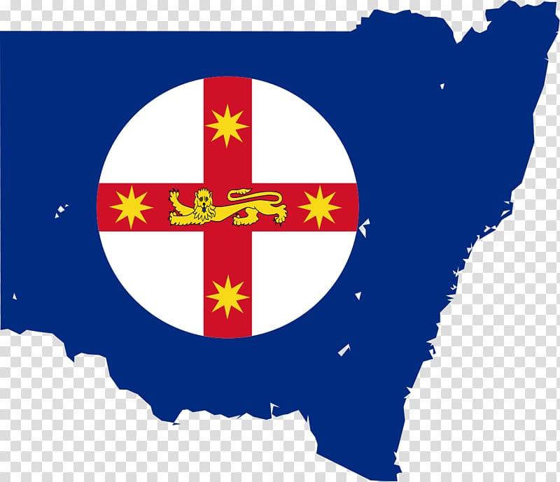 Flag of New South Wales Flag of Australia State flag, map transparent background PNG clipart