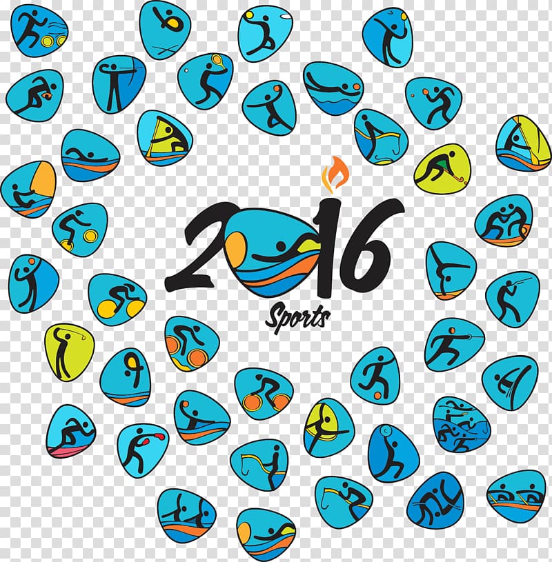 2016 Summer Olympics 2016 Summer Paralympics Rio de Janeiro Olympic sports, Rio 2016 Olympic icon transparent background PNG clipart