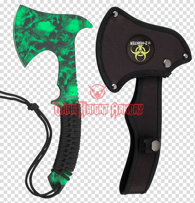 Throwing axe, hand skull transparent background PNG clipart