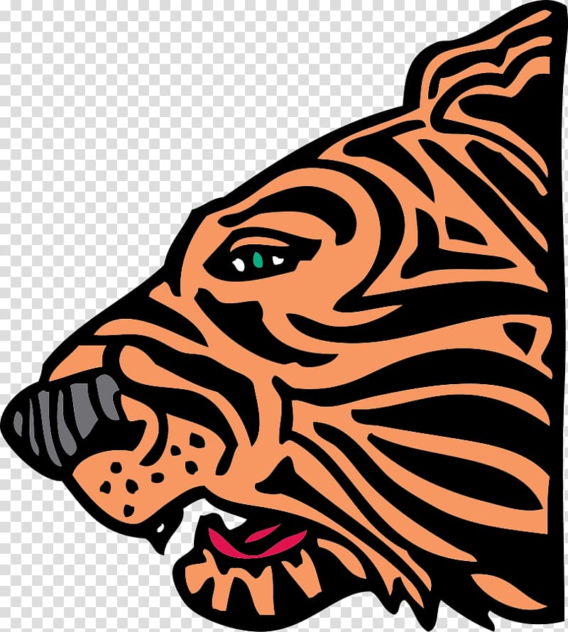 Tiger Felidae , Tiger Head transparent background PNG clipart
