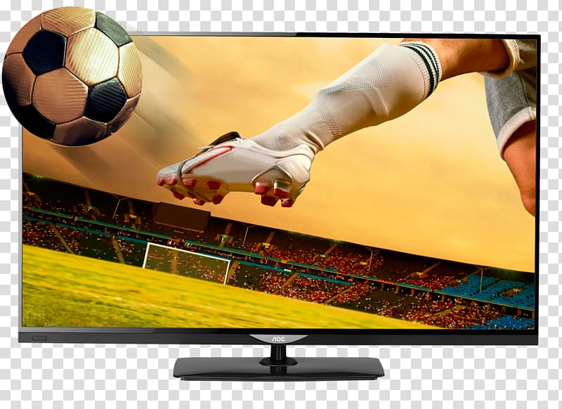 AOC flat screen TV 3D illustration, Smart TV 1080p LED-backlit LCD 3D television High-definition television, tv transparent background PNG clipart