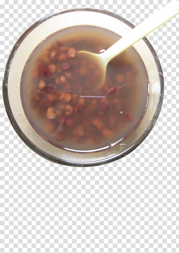 Coix lacryma-jobi Red bean paste Adzuki bean, Barley rice bean soup transparent background PNG clipart