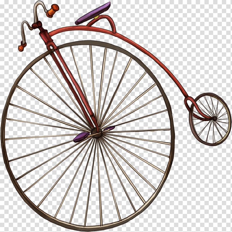 Penny-farthing Bicycle Wheels Big wheel, Bicycle transparent background PNG clipart