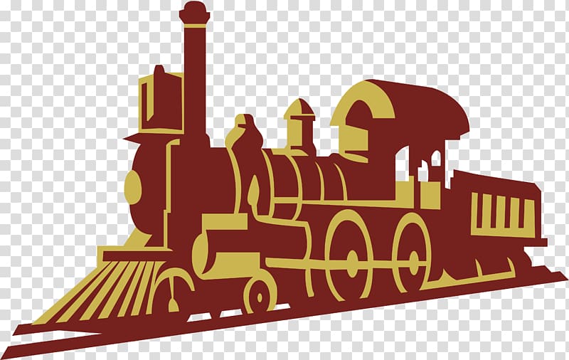 Train Steam locomotive Steam engine, Retro steam train transparent background PNG clipart