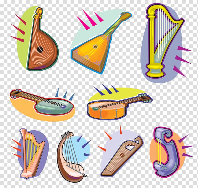 String Instruments Music , harpa transparent background PNG clipart