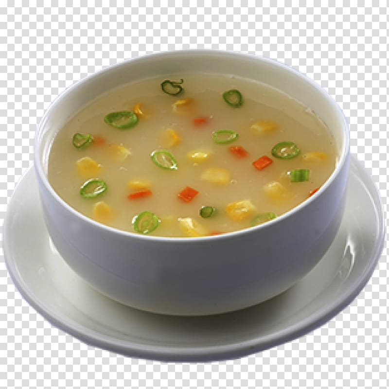 Corn soup Mixed Vegetable Soup Manchow soup Hot and sour soup, vegetable transparent background PNG clipart
