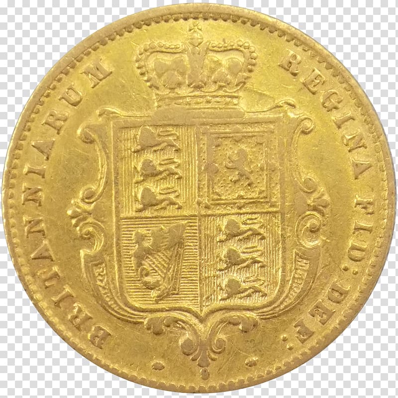 Coin Gold Écu Italy France, Golden shield transparent background PNG clipart