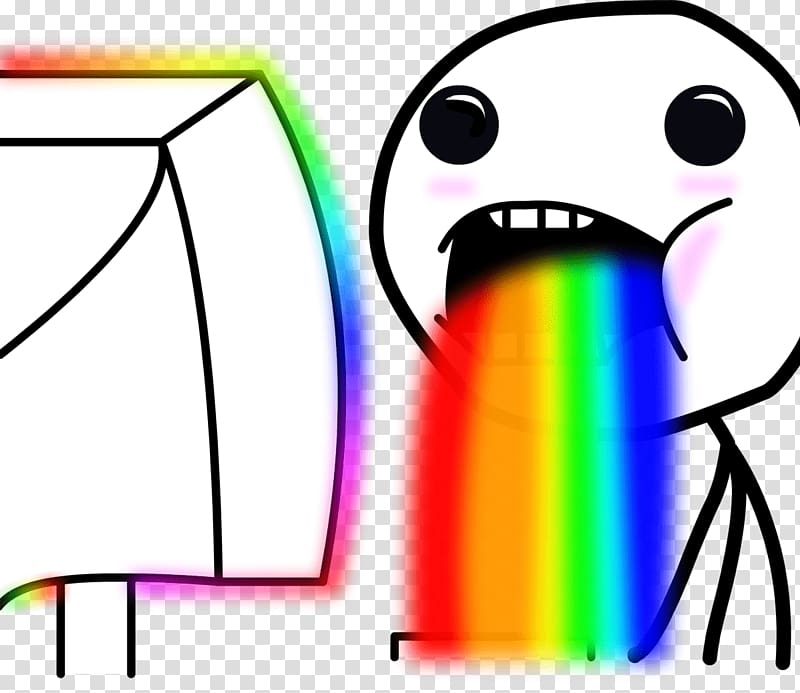 rainbow illustration, Rage comic Internet meme Know Your Meme Meme Craft, meme transparent background PNG clipart