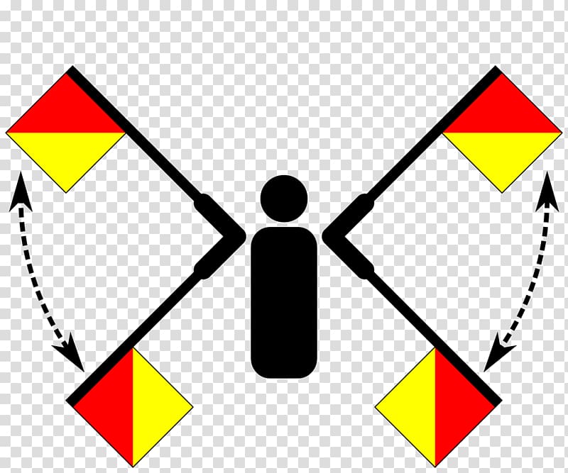 Flag semaphore Semaphore line Character, Flag transparent background PNG clipart