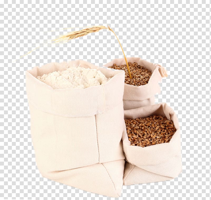 Wheat flour Wheat flour Caryopsis, Two bags of wheat a bag of flour wheat transparent background PNG clipart