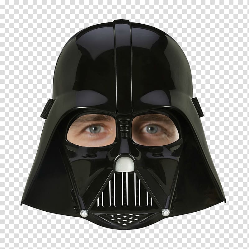 Anakin Skywalker Stormtrooper Star Wars Mask Darth Maul, darth vader transparent background PNG clipart