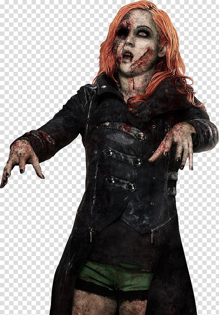 Becky Lynch Zombie, Zombie transparent background PNG clipart