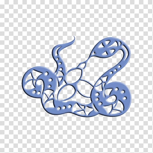 Snake Chinese zodiac Chinese astrology Astrological sign, Blue snake paper cutting transparent background PNG clipart