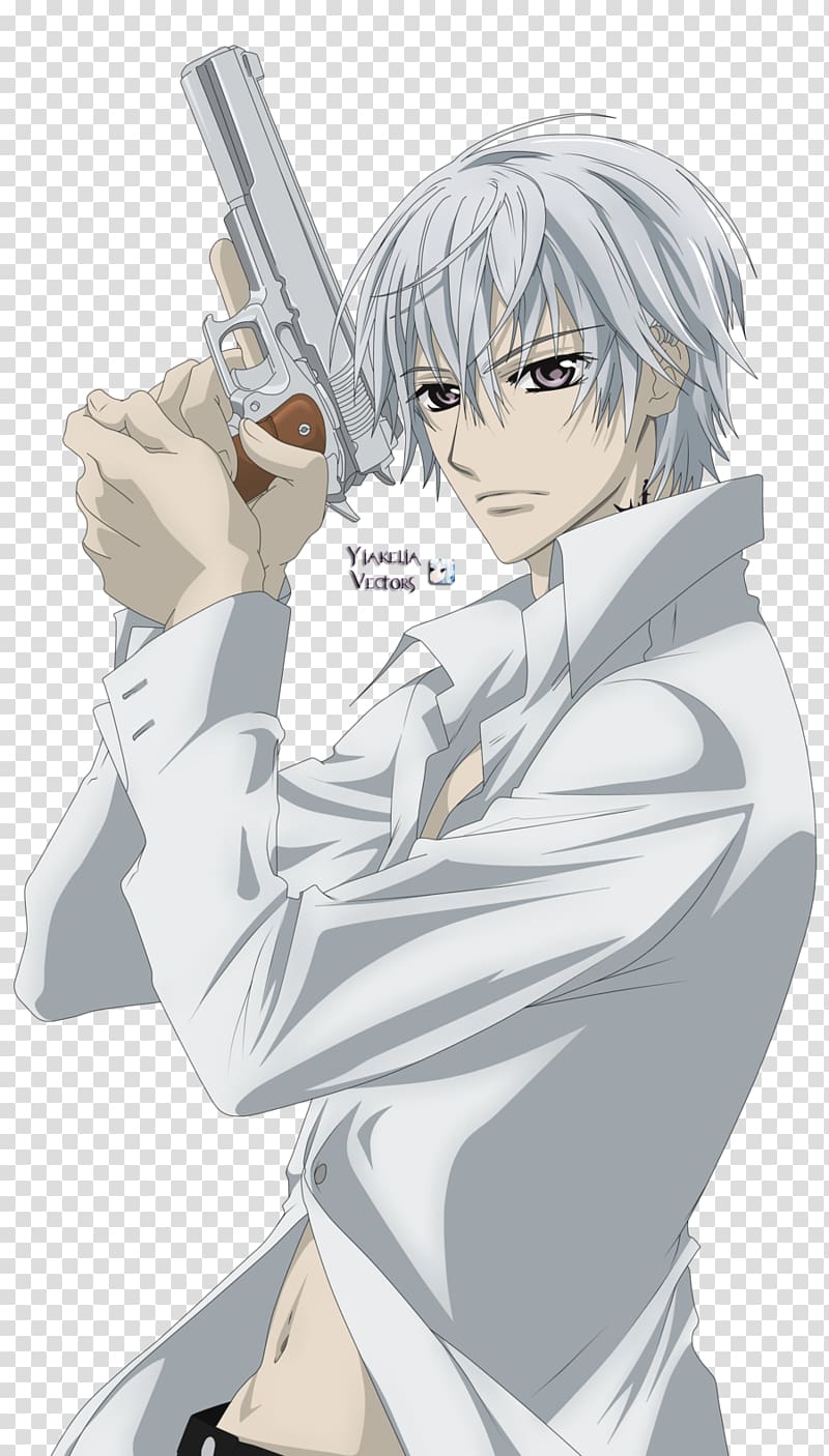 Zero Kiryu Yuki Cross Vampire Knight Vampirella, Manga boy transparent background PNG clipart