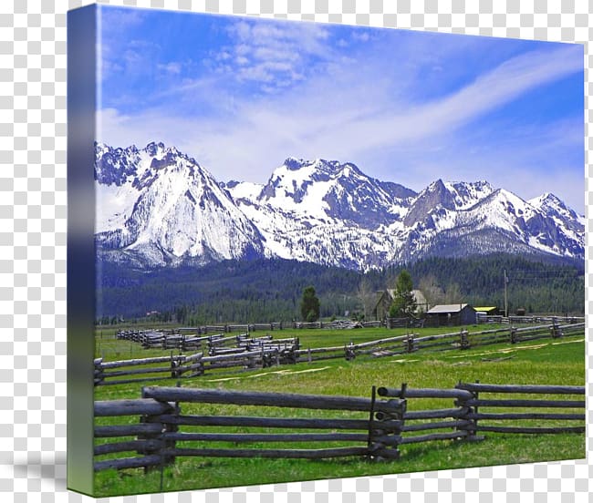 Gallery wrap Mount Scenery Alps Energy Farm, Let The Stars Guide You transparent background PNG clipart