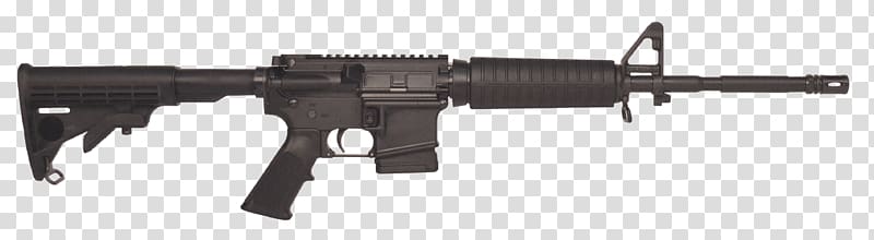 AR-15 style rifle Colt AR-15 M4 carbine Firearm Assault rifle, assault rifle transparent background PNG clipart