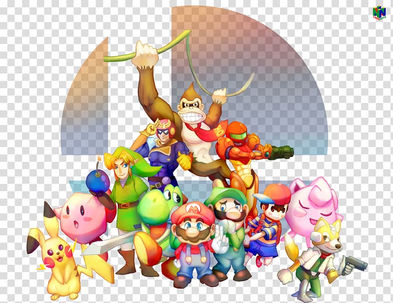 Super Smash Bros. Nintendo 64 Video game Game-Art-HQ Fan art, smash bros transparent background PNG clipart