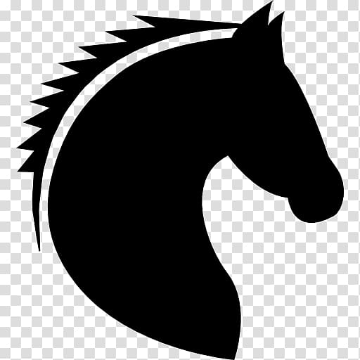 Horse head mask Silhouette , horsehead printing transparent background PNG clipart