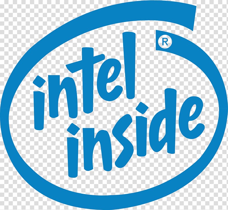 Intel Logo Pentium II Celeron D Microprocessor, intel transparent background PNG clipart