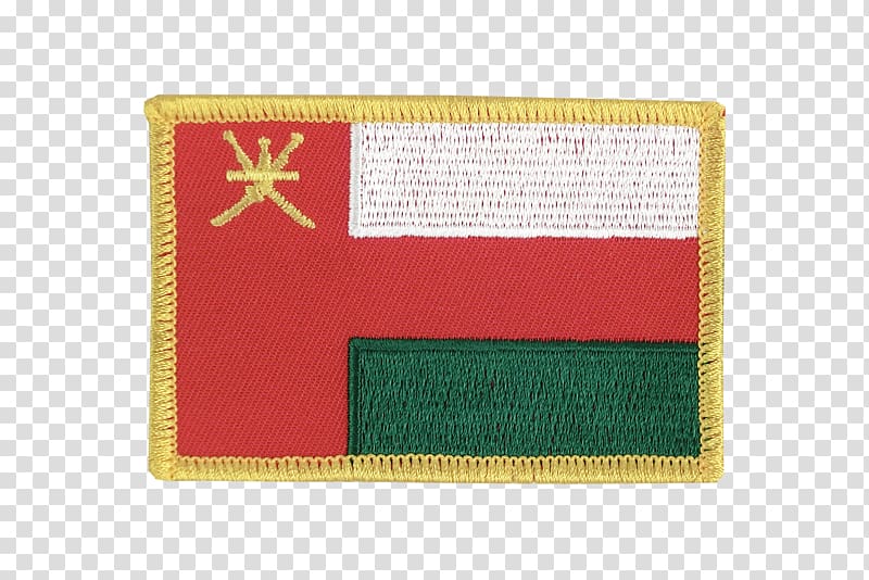 Flag patch Embroidered patch Oman Rectangle, Flag transparent background PNG clipart