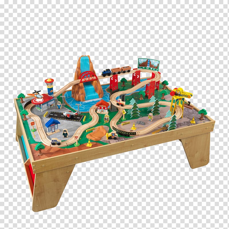 Table Toy Trains & Train Sets Kidkraft, table transparent background PNG clipart