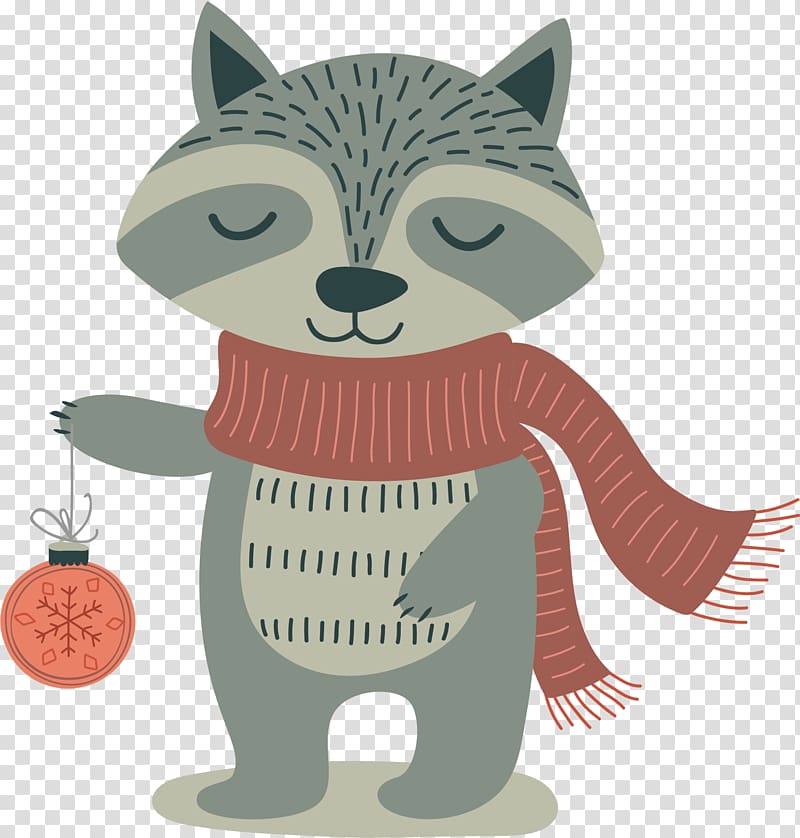 grey animal illustration, Cartoon Illustration, cute little fox transparent background PNG clipart