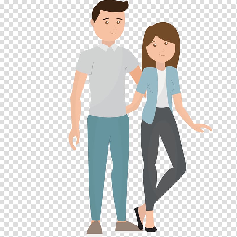 man and woman illustration, T-shirt Cartoon Animation Drawing Woman, Cartoon men and women transparent background PNG clipart
