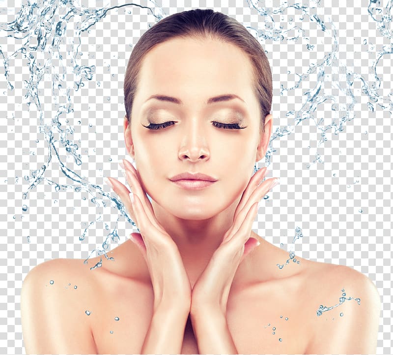 female facial cleansing material transparent background PNG clipart