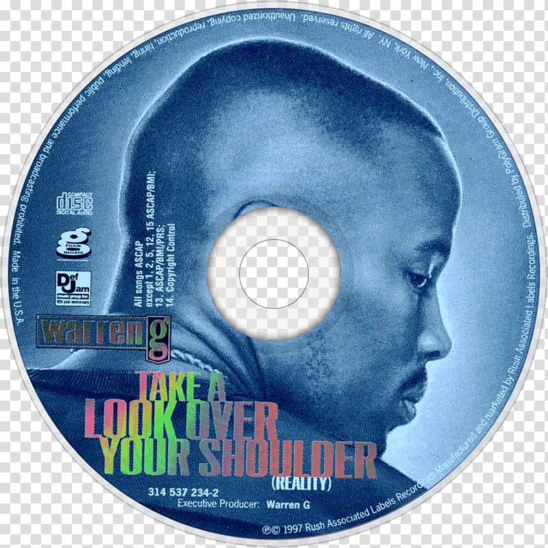 Compact disc Take a Look Over Your Shoulder Regulate Music Reality, Gfunk transparent background PNG clipart