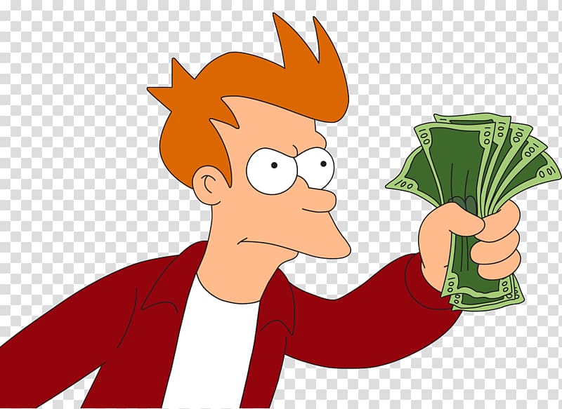 Money Philip J. Fry Payment Bank Credit, money gift transparent background PNG clipart
