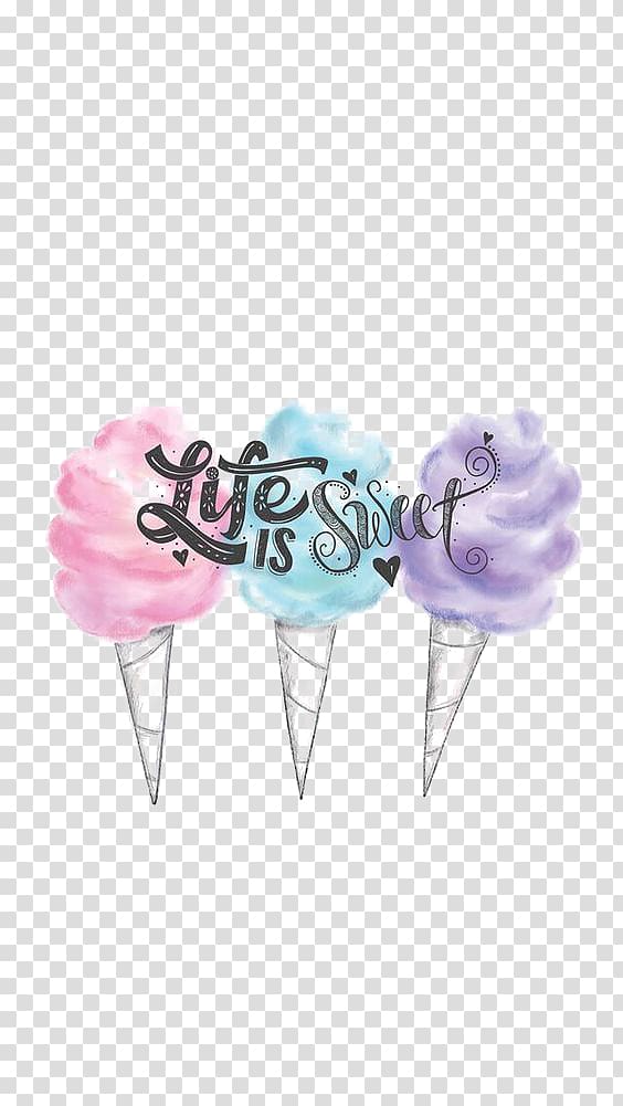 iPhone 6 Plus Ice cream cone iPhone 5 Cotton candy, ice cream transparent background PNG clipart